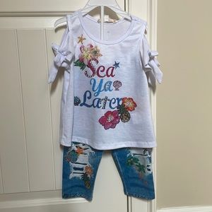 NWT drone embellished mermaid set